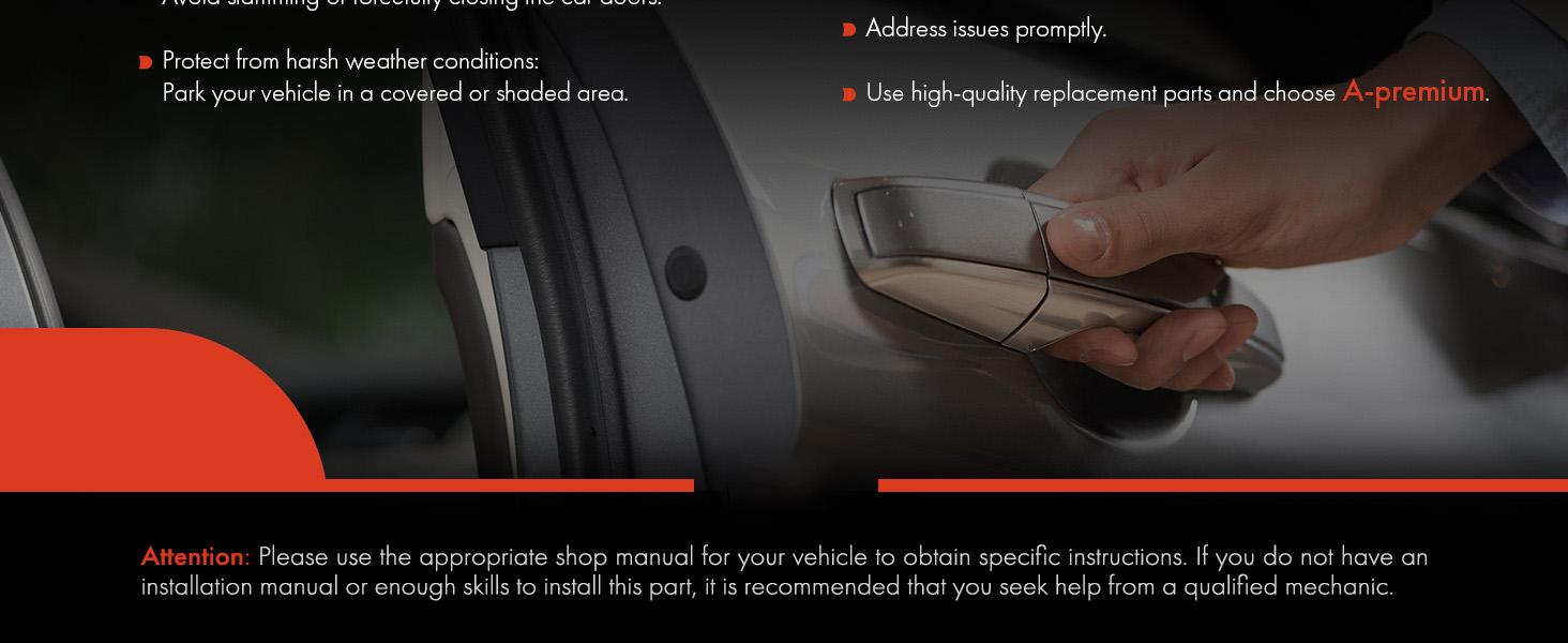 SUNDAY MIRTH Exterior Doors Handles Front Rear Driver Passenger For 2007-2014 Silverado,Suburban,Tahoe,Avalanche (Chevy), Sierra,Yukon (GMC), Cadillac-Replace# 22737222 22738721 25900521