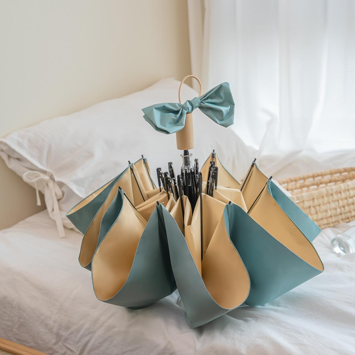 Manual High-Density Colorful Macaron Umbrella, Waterproof Sunscreen, Multiple Colors Available, Suitable for Daily Commute and Photography, Unisex