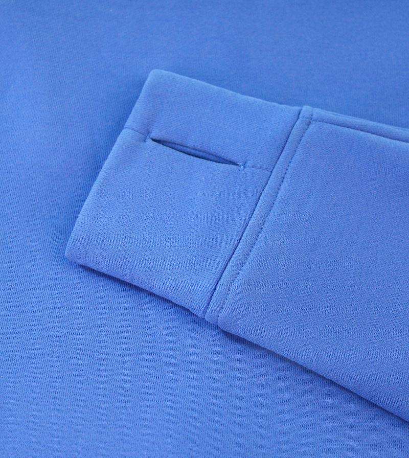 THE GYM PEOPLE Womens' Half Zip Pullover Fleece Crop Sweatshirt Active Wear Kangaroo Pocket Thumb Holes Casual Workout Tops Long Sleeve Athletic Top