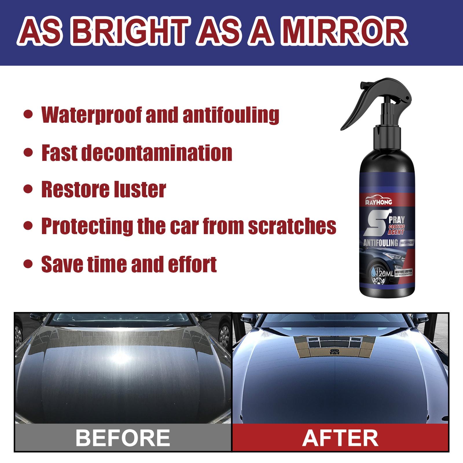 Spray Coating Agent, Multi-Functional Coating Renewal Agent, 3 in 1 Ceramic Car Coating Spray, High Protection Quick Car Coating Spray (2 Pcs)