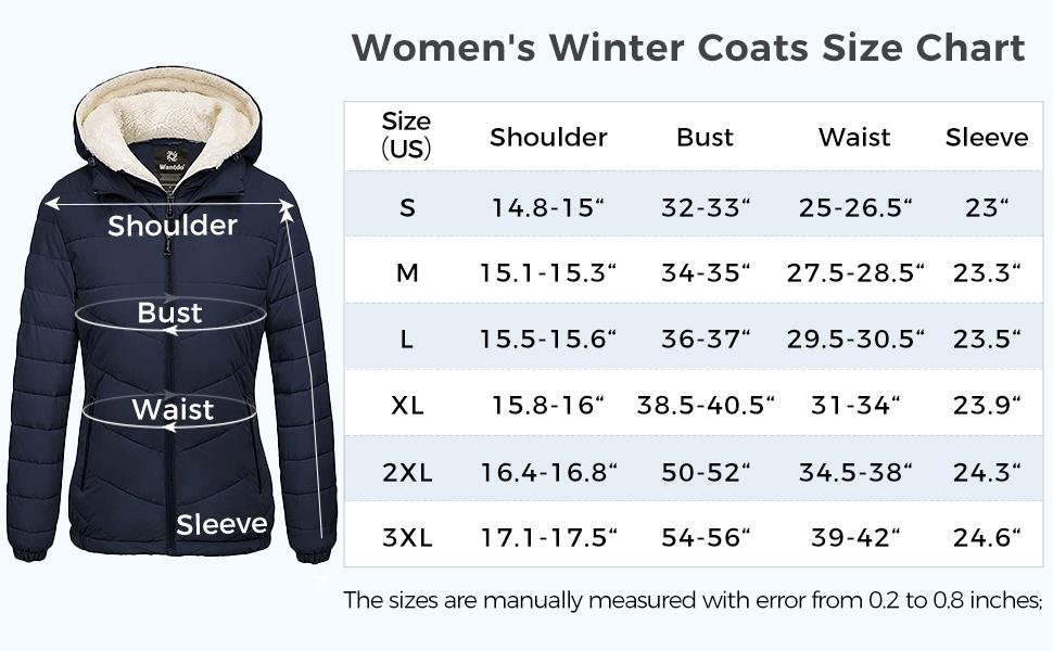 Women's Quilted Winter Coats Hooded Warm Puffer Jacket with Fleece Hood Womenswear Tops  Lady Underwear Lady