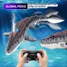Remote Control Mosasaurus Toy, 1 Box Electric Artificial Realistic Waterproof Ancient Sea Creature Model & Accessories, Educational Birthday Gift #GLOBAL PICKS