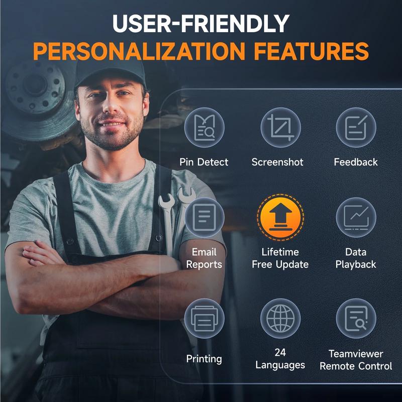 HD500 Heavy Duty Truck Scanner for Cummins Detroit Caterpillar Paccar, Full System Diesel Diagnostic Tool with DPF Regen, Limit Setting, Injector Cutoff, HD OBD2 Scanner for Commercial & Passenger Vehicles