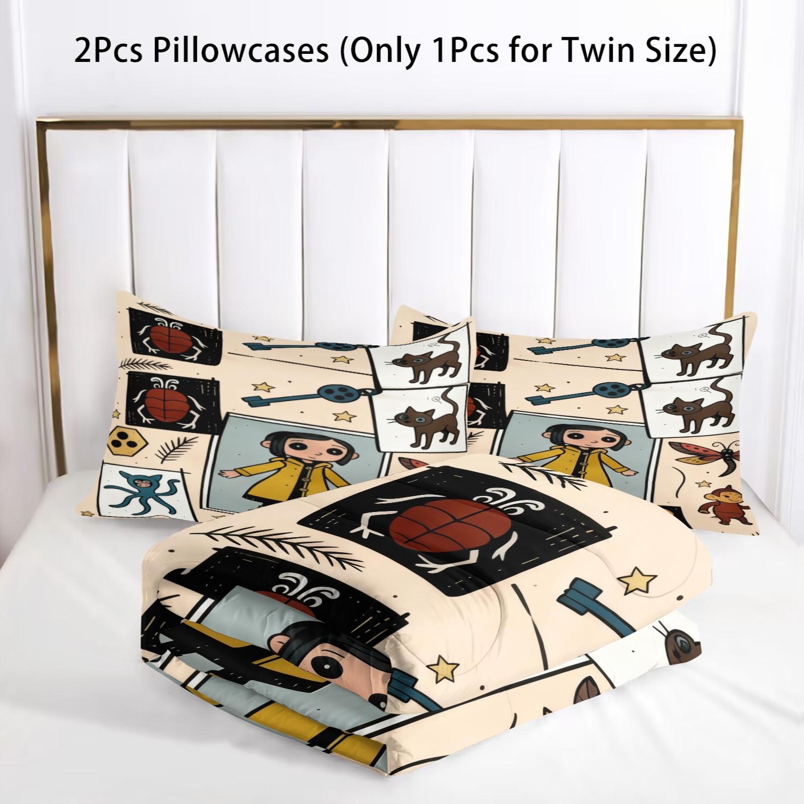 Caroline Pattern Decorative Bedding Set, Including 1 Blanket And 1 Or 2 Pillowcases Without Pillowcases, Suitable For Teenage And Adult Bedroom Bedding