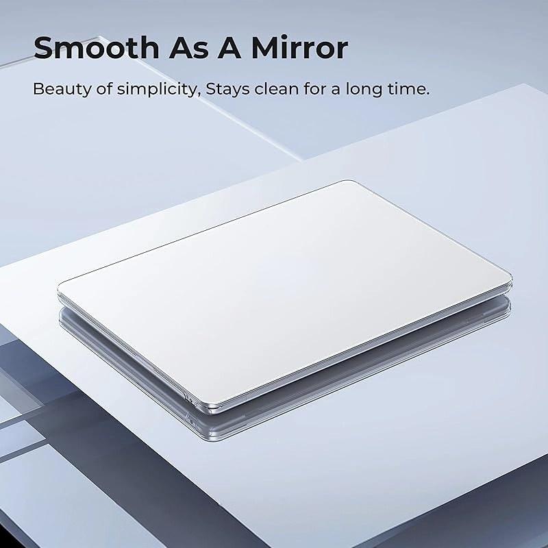 Premium laptop cases for MacBook Pro and Air models, high-grade hard protective shell - crystal clear, scratch-resistant, durable, and easy to install (1 cover + 1 base).