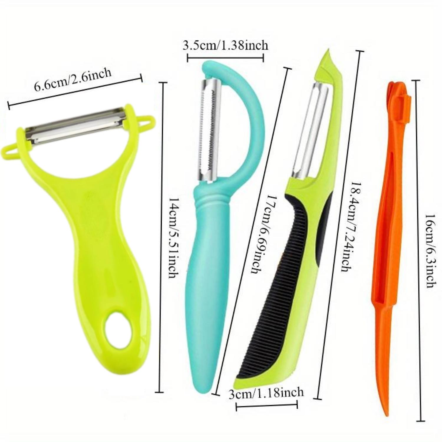 Vegetable Potato Peelers for Kitchen, Y Peeler for Apple Fruit Carrot Zucchini Cucumber Potatoes, Good Grip Veggie Peeler Makes Peeling Very Easy,Car Interior Accessories Cutting Stainless Steel Utensils