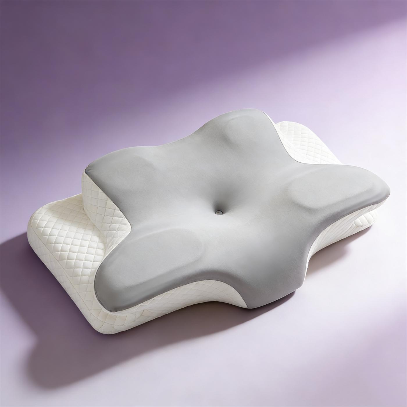 1PC Butterfly Cervical Pillow, Cooling & Breathable Medical Memory Pillow, Ergonomic Neck Curve Correction, Effectively Relieve Cervical Discomfort and Stiff Neck & Shoulder