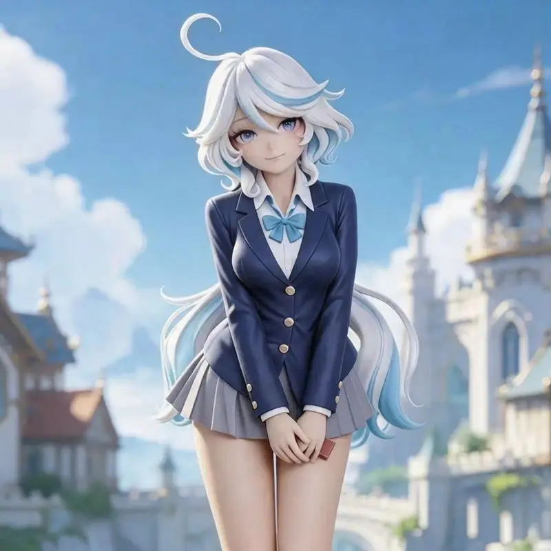 2026 New hot item New 26cm  Anime Furina Figures Pvc Statue Desktop Ornamen Collection Statue Model Decoration Room Desk Toys Gifts