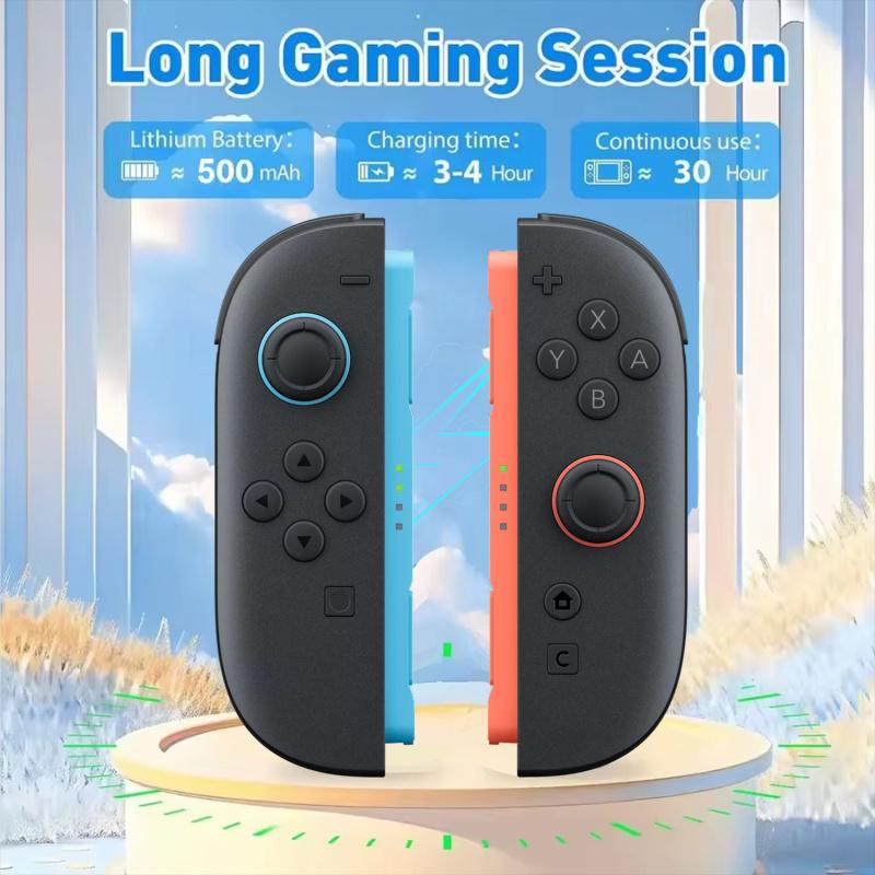 Wireless Controller for Switch/lite/oled, DualVibration Function Replacement Parts, Wake-Up SwitchButton Design