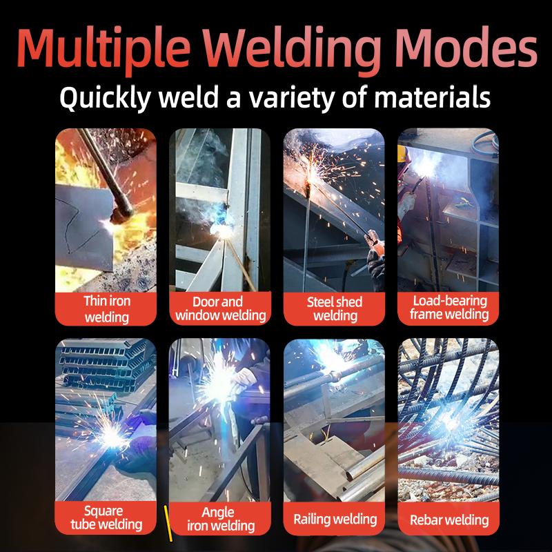 FUTELO MIG-145 145A 110V Flux Core MIG Welder Machine, Gasless MIG/Stick/Lift TIG 3-in-1 Welding Machine Portable Synergic Control IGBT Inverter