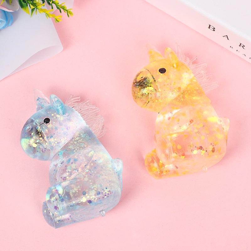 1/2/4/8/12 PCS Unicorn Maltose Fidget Toy, Sensory Stress Relief Soft Ball for Adults & Kids, Party Favor Prank Squeeze Toy, Anti-Anxiety Hand Pressure Reliever, Squishies