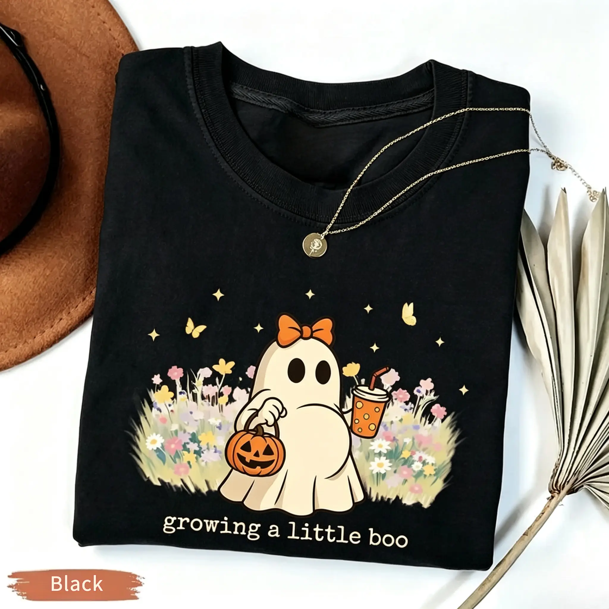 Comfort Colors Halloween Maternity Shirt, Growing A Little Boo, Funny Pregnancy Announcement 2026 Shirt, Spooky Pregnant Costume, New Mommy