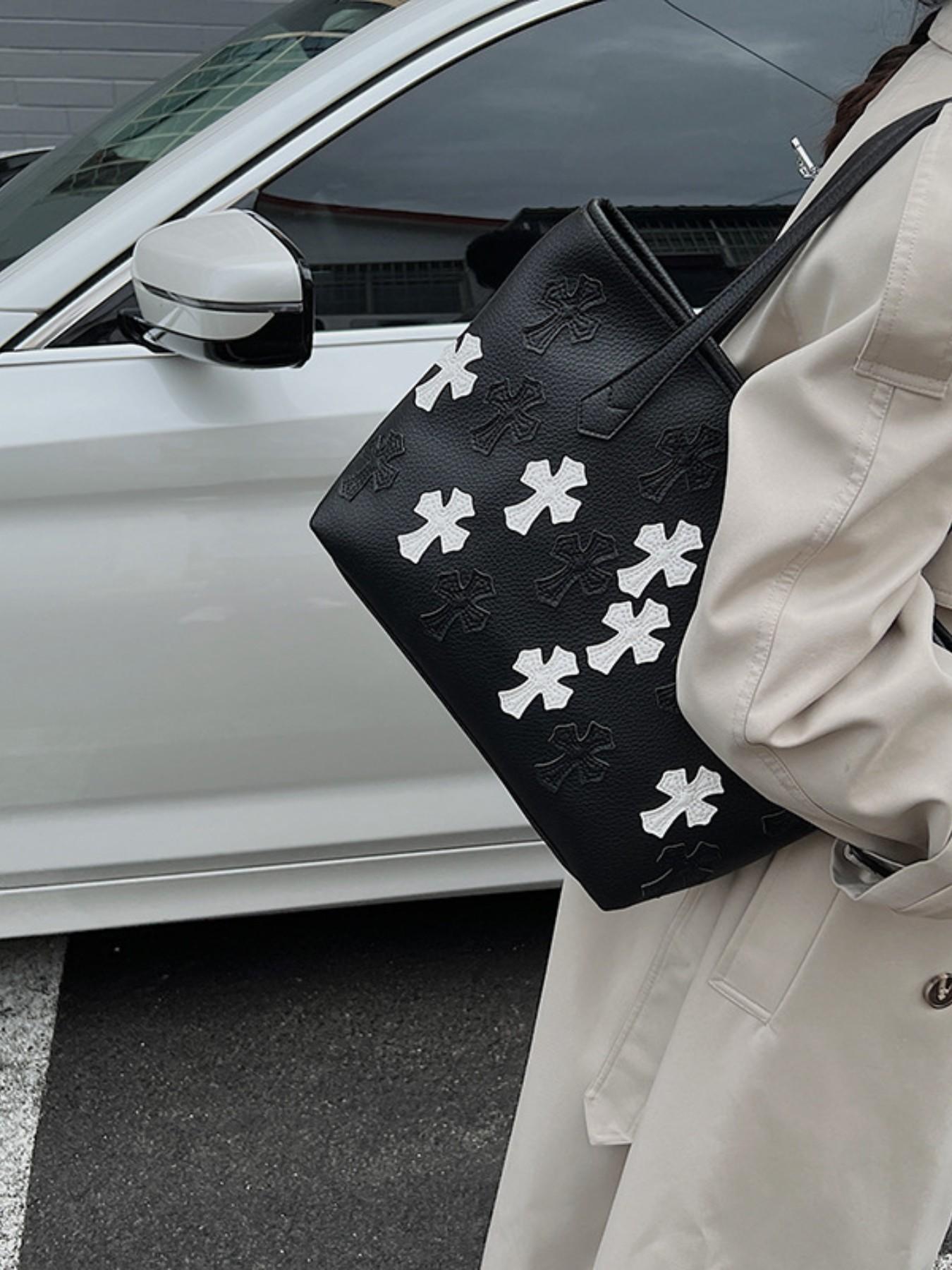 New Fashion Trendy Large Capacity Tote Bag, Casual Crossbody Shoulder Handbag, Women's Underarm Bag, Stylish and Practical