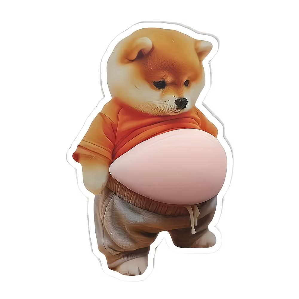 Dog Stickers Set, Cute Dog Design Decorative Accessories for Phone Cases & Water Bottles, Perfect Gift for Pet Lovers