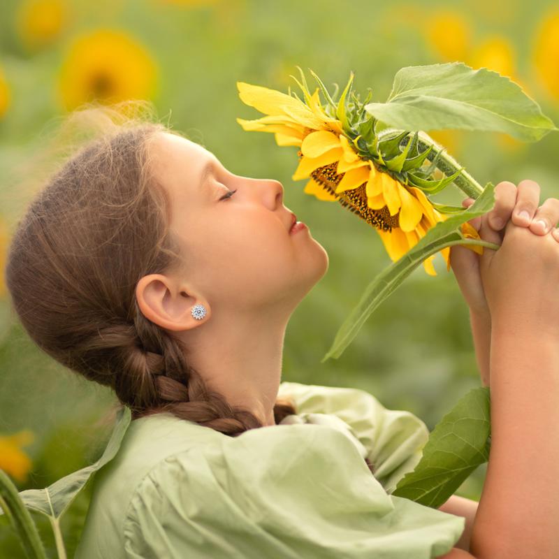 【#E101】Fashionable Simple Personalized Synthetic Moissanite Twelve-pointed Star Earrings For Women Men Personalized 925 Sterling Silver Jewelry