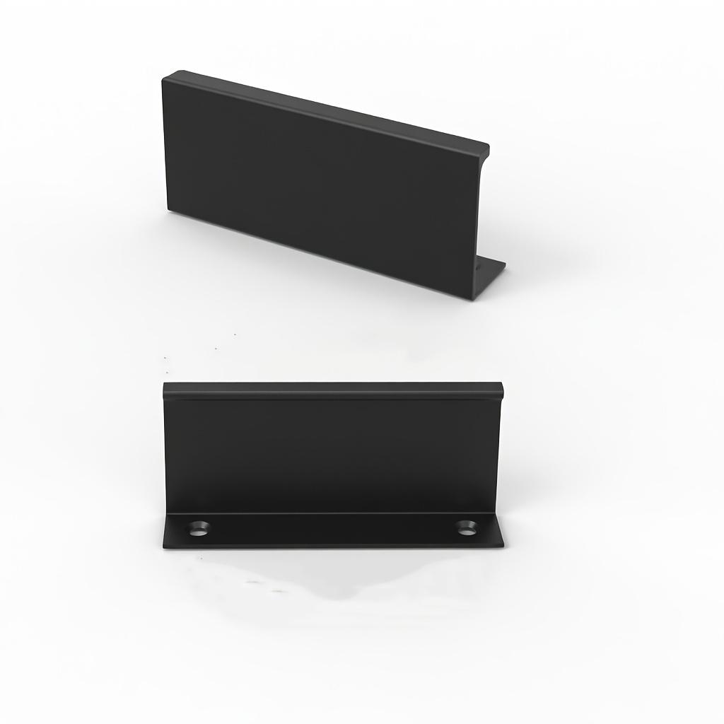 Metal Vinyl Record Rack, 8cm L-Shaped Wall Mount, No Drilling Required, Industrial Style, Includes Screws, Suitable for Gallery Walls