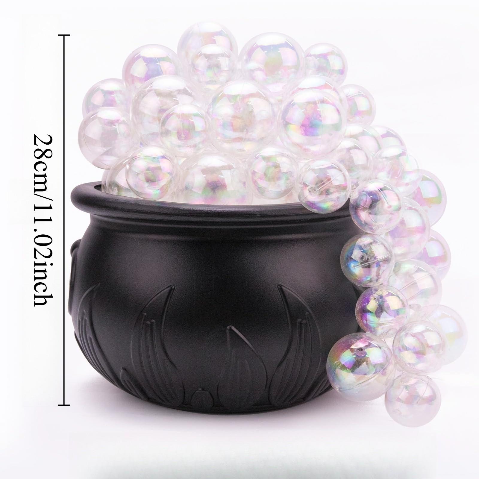 DIY Bubbling Witch’s Cauldron Centerpiece, Create Eerie Elixir, Spooky Table & Shelf Decor, Adult Halloween Sorcery, No Precious Metal Plating