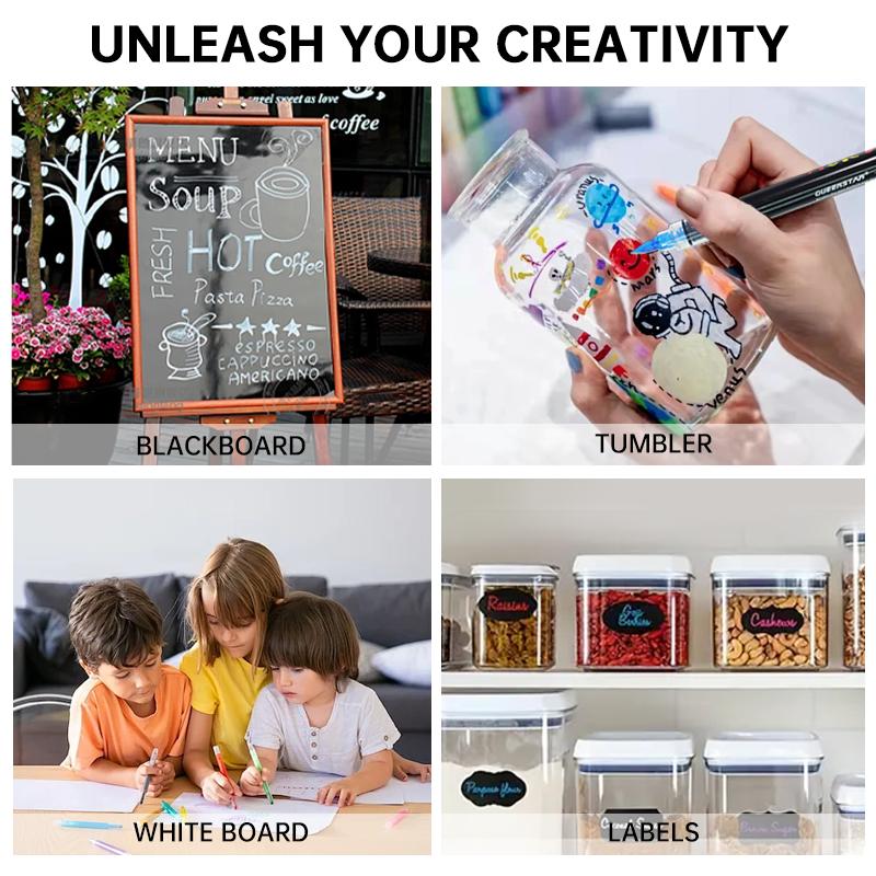 36 Color Acrylic Marker - Graffiti Pen Painting Set, Acrylic Paint Pen, Stroke Marker pen, Waterproof and Quick Drying, Stronger Coverage, Black Friday & Cyber Monday, Thanksgiving gifts, Christmas gifts