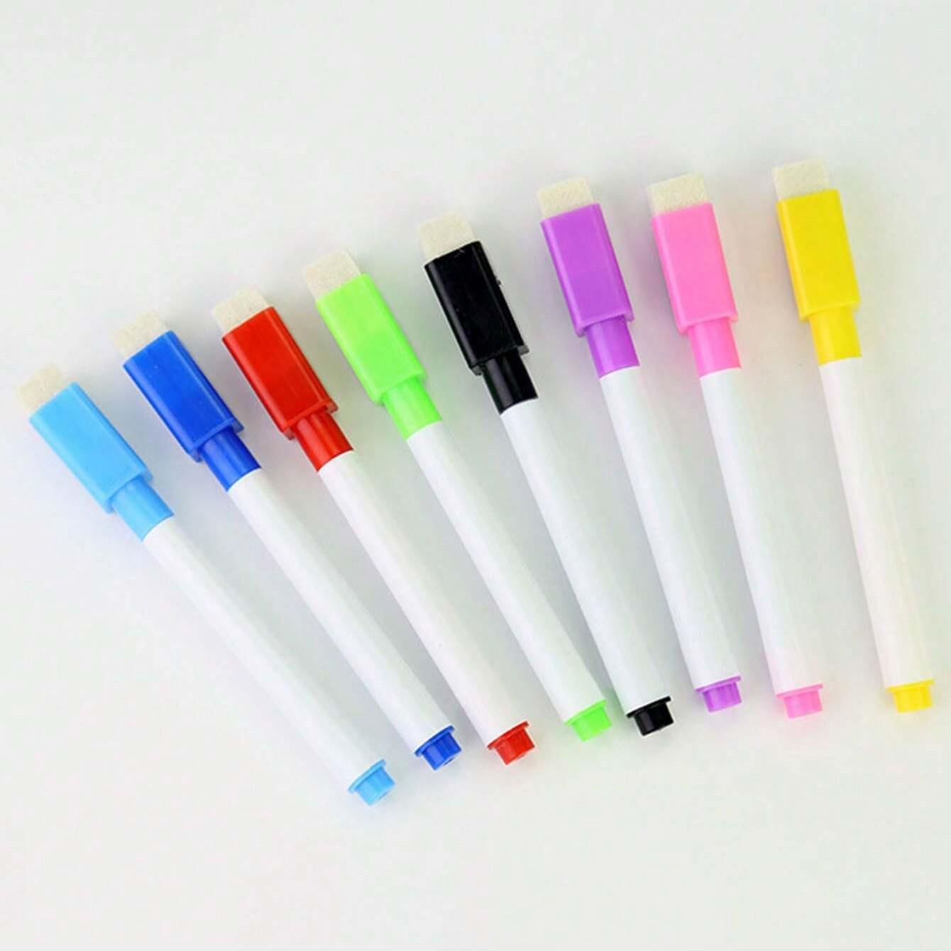 50-Piece Dry Erase Pen Set with Rubber Caps, Mini Whiteboard & Blackboard Pens, Lightweight, No Power Needed, Ideal for Office & Classroom Use