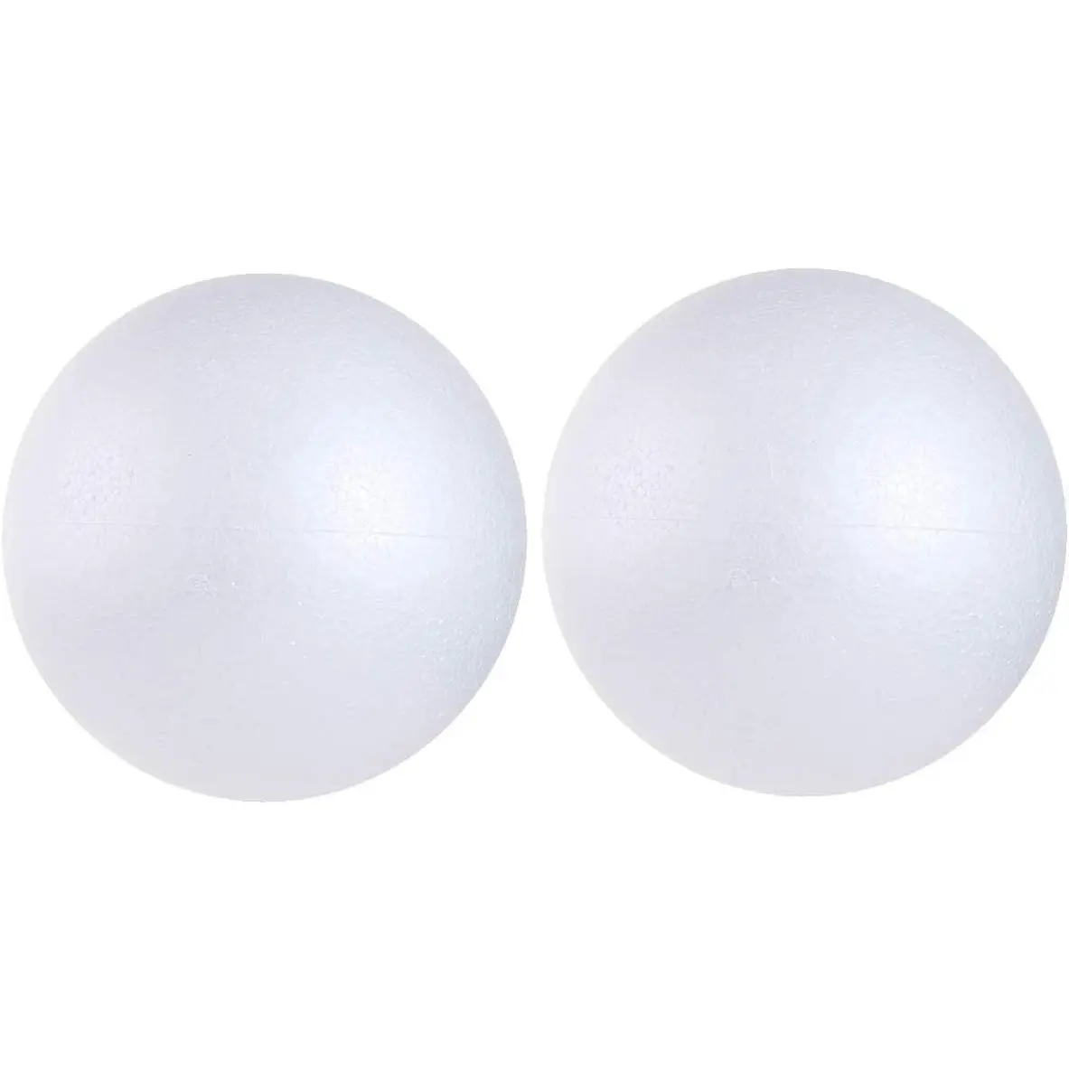 2PCS 7.9 Inch White Foam Balls Polystyrene Craft Balls Foam Balls for Art, Craft, Household, School Projects and Christmas Easter Party Decorations