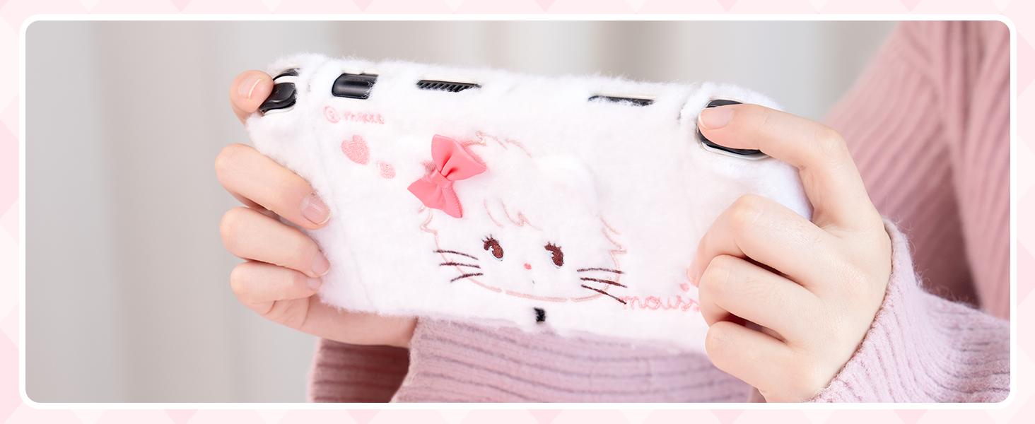 Geekshare Mikko Plush Case for Nintendo Switch OLED Console - Soft