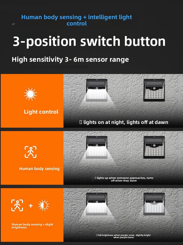 2026 New Solar Outdoor Lights for Home Use, Bright Indoor Lighting, Sensor Street Lights, Courtyard Lights