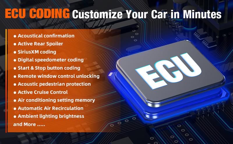 LAUNCH Creader Elite For BMW OBD2 Scanner, 2026 Full Systems Diagnostic Bi-directional Scan Tool, All Reset Service, ECU Coding, Battery Registration Tool for BMW Mini Rolls-Royce,Lifetime Free Update