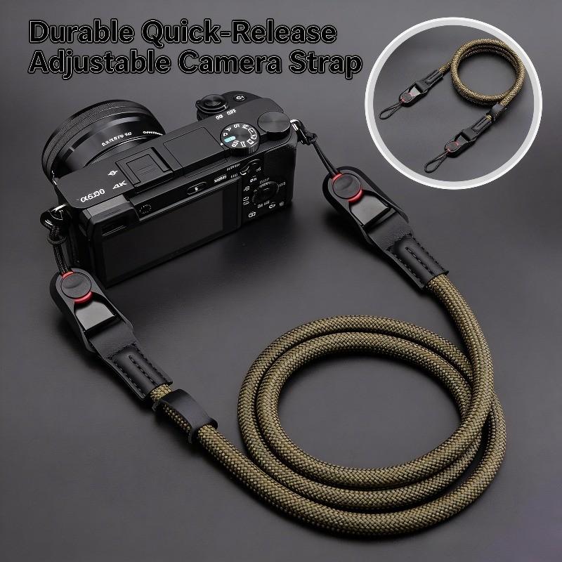 Quick-Release Adjustable Camera Strap Durable Polyamide Climbing Rope for DSLR Mirrorless Cameras For Nikon Canon Sony Fuji