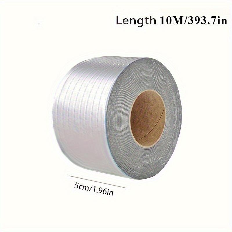 1Roll Premium Aluminum Foil Tape - High Temperature Resistance Waterproof Roof Tape For Wall, Pool, Roof Crack & Duct Repair Sealing