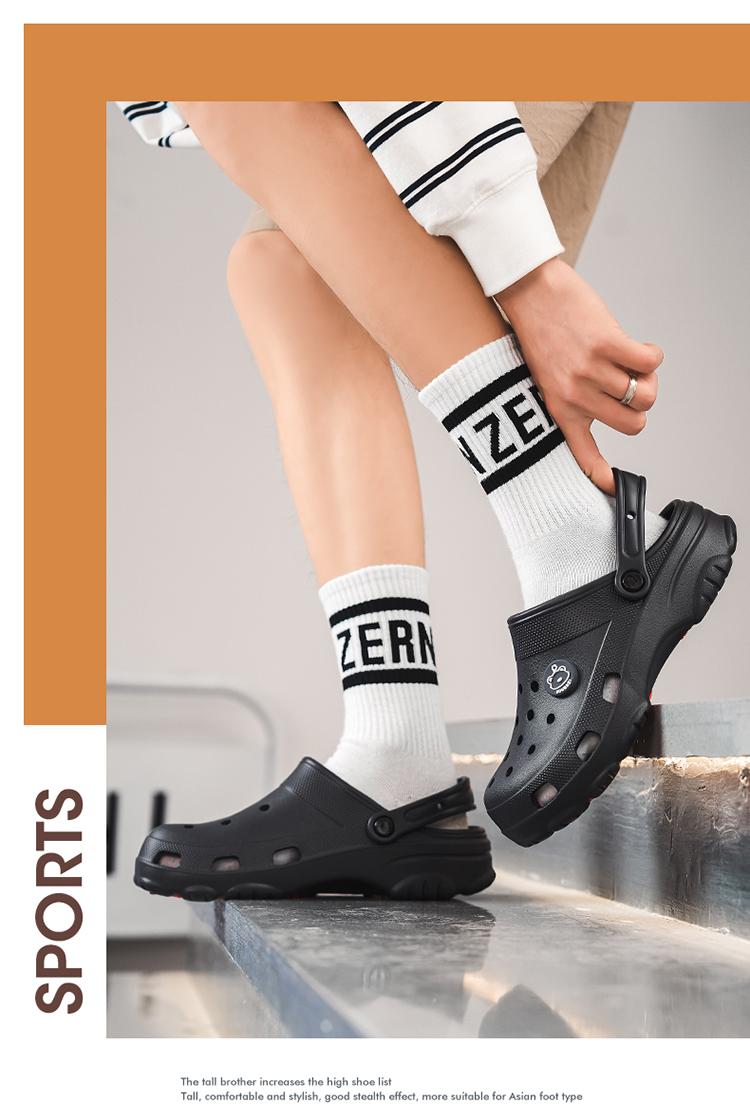 Light Oxygen Flow Cloud Holes Shoes, Classic Style, All Seasons, Eva Material, Less Than Ankle Height, Solid Pattern, Comfortable Footwear