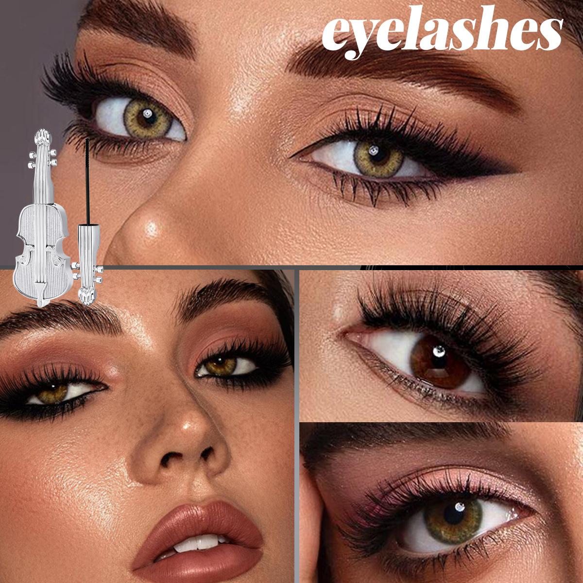 Waterproof and sweat proof mascara, durable color, natural light curling mascara