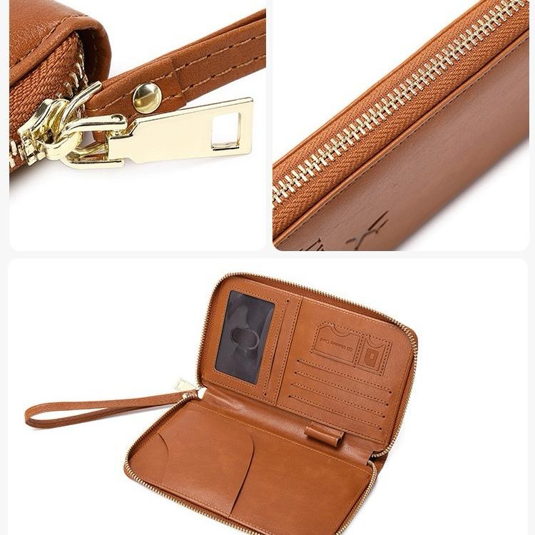 Summer Simple Plain Passport Cases, Gifts for Girlfriend, Multi-functional Zipper Travel Card Holder, RFID Blocking Card Holder, Travel or Business Trip Air ticket storage Document ,Fashion Wallet Travel Accessories 2025, Earthtone Fall Freshness,