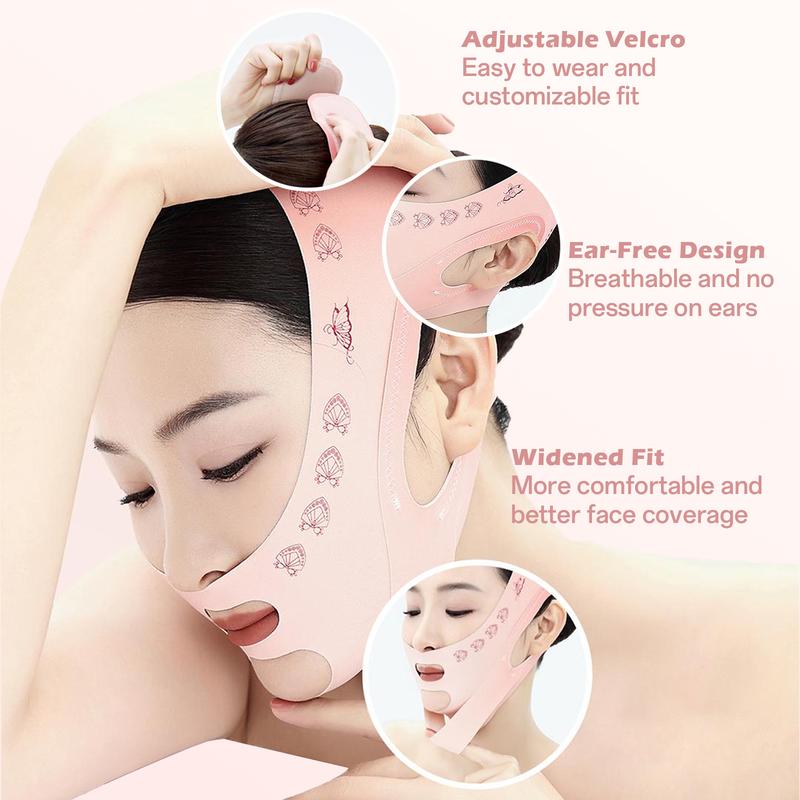 Jungshea V-Line Face Mask – Chin Up V-Shaped Jawline Tightening Mask for Women and Men, Adjustable Comfort Skin Exerciser, Perfect Christmas Gift