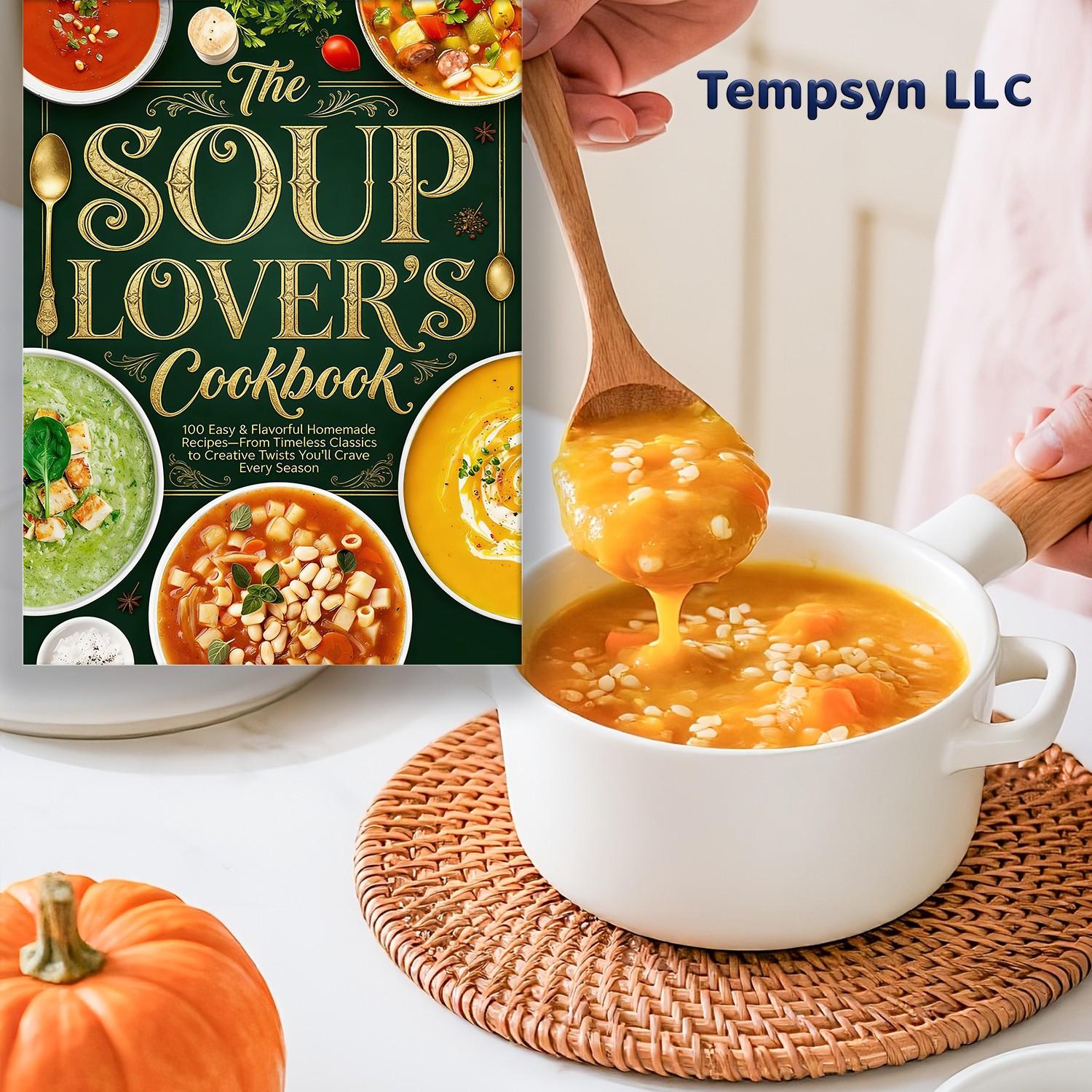 100 Soup Recipes Cookbook With Homemade Soup Recipes, Easy Soup Recipes, Seasonal Soup Recipes, Classic Soup Recipes, Healthy Soup Recipes, Quick Soup Meals, Family Soup Cooking, Step-by-Step Soup Recipes For Beginners