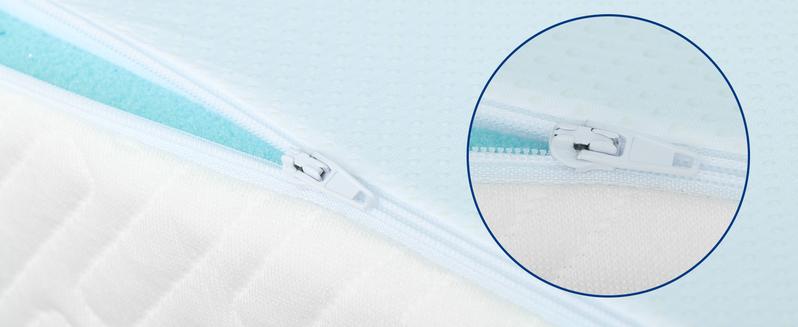 3-Inch Mattress Topper Queen Size,Cozy Gel Memory Foam Cooling Pad White (with Removable & Washable Bamboo Cover) Bedding Sleep