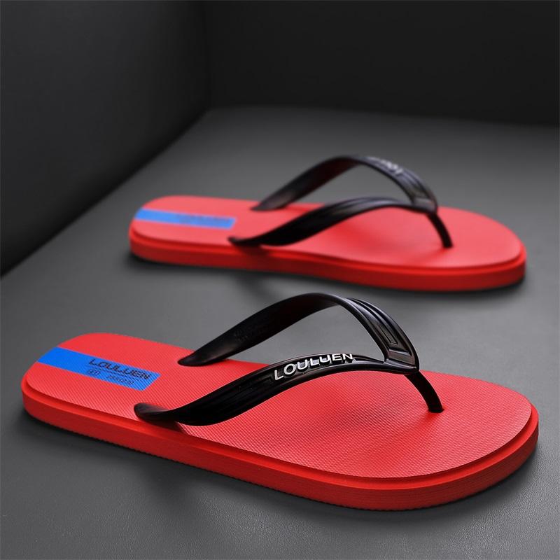 Men's Casual Flip-Flops, Lightweight PVC Sandals, Soft Non-Slip Beach Shoes, Comfortable Indoor Outdoor Slippers, Summer Footwear