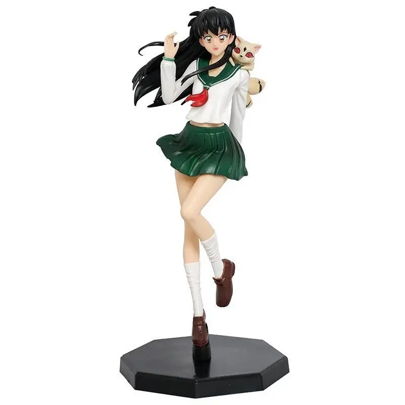 2026 hot item 26cm Inuyasha Standing Pose Higurashi Kagome Anime Figure Model Statue Collection Desktop Decoration Ornament Toys Gifts For Fan Popular toys