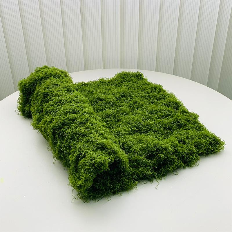 39.37-inch Artificial Moss Mat, Artificial Faux Greenery for Wall & Table Decor, Sustainable Nylon Material, Christmas Festival Decoration, Micro Landscape Making