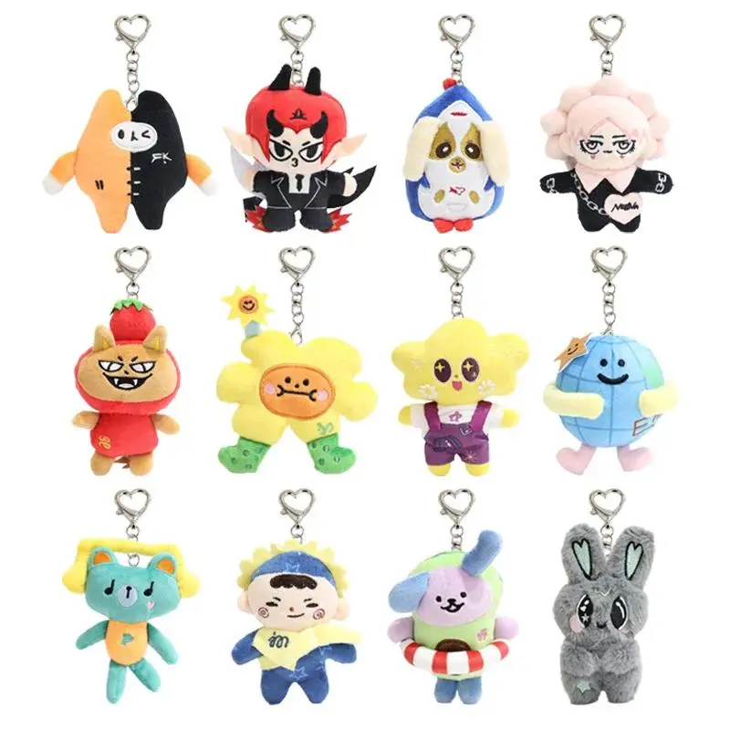 2026 New hot item  Thailand GMMTV CP Plush Keychain Cartoon Cute Filling PP Cotton Pendant JAIDEE BABII WIN ForceBook AouBoom Fans Birthday Gift
