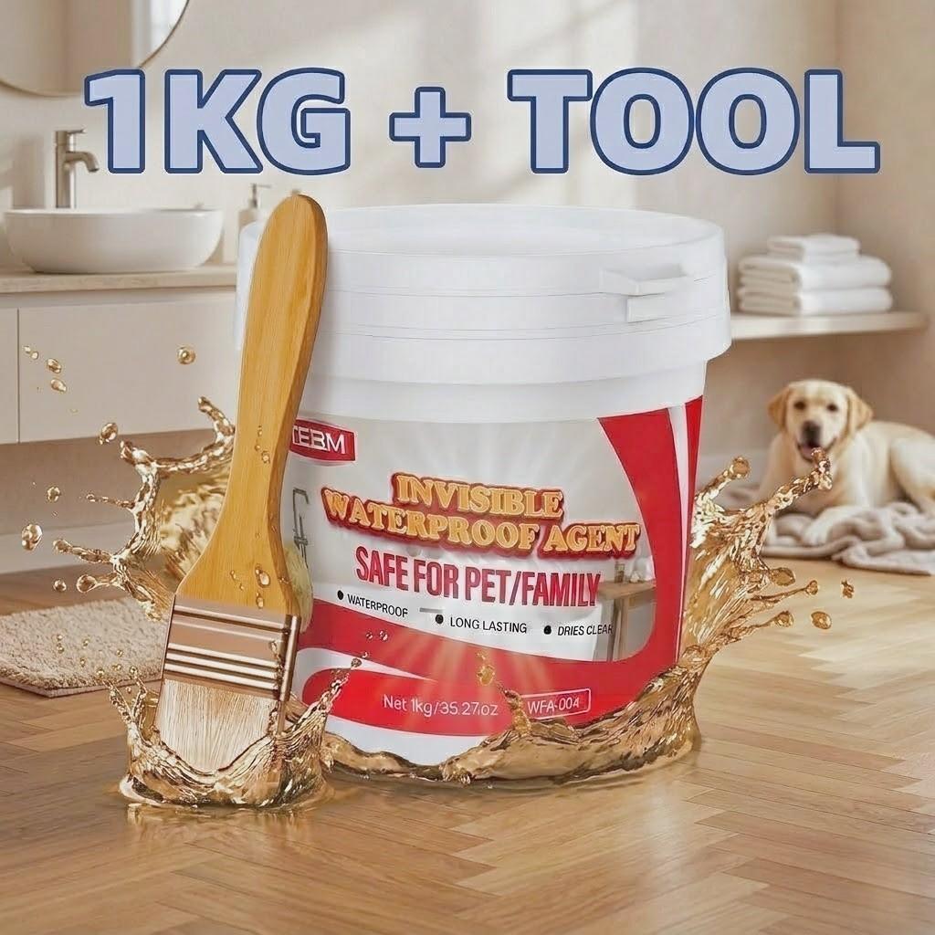 Invisible Waterproof Sealant with Brush, Quick-Dry Transparent Repair Glue, Durable Sealing Paint for Shower, Walls, Roof, DIY Home Improvement