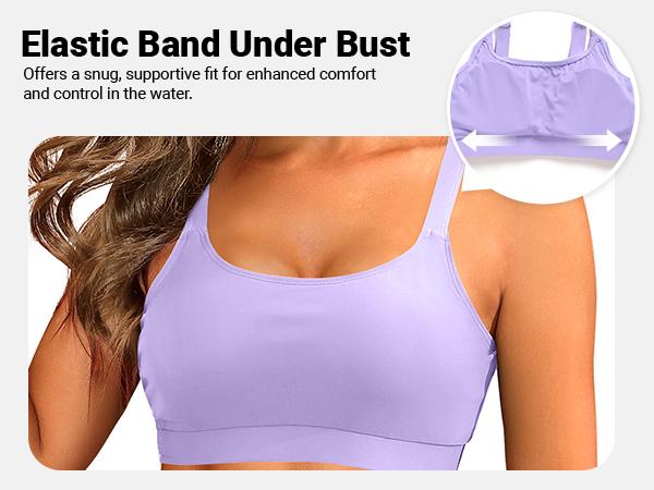 Tempt Me High Waisted Bikini with Skirt - Women Two Piece Swimsuit Skirted Bathing Suit Set with Pockets Swimwear