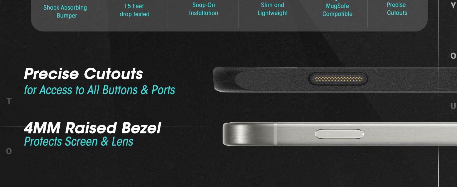 SUPCASE iPhone 16-11 Case with Camera Control Capture Button MagSafe Compatible Slim Clear Shockproof Magnetic Protective Smartphone Cover Cellphone Protection