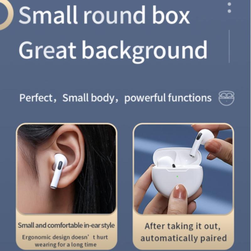 True Wireless Stereo Bluetooth-compatible Headphones, Low Latency Audio, Long Battery Life Smart Touch Control, USB PD Charging, PC & Laptop Compatible