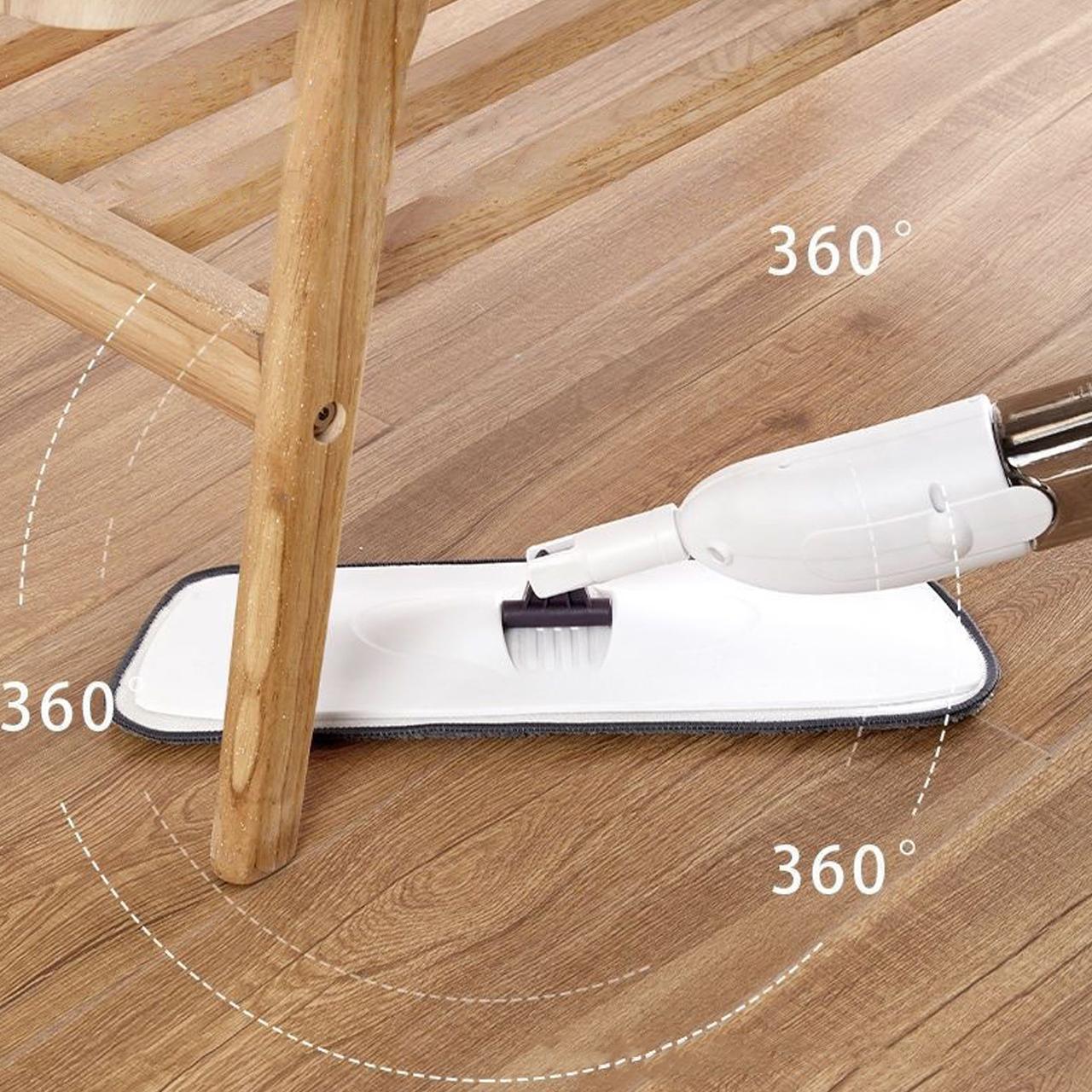 Multifunctional Microfiber Spray Mop with Reusable Pad, Wet Dry Cleaning for Hardwood, Decorative Panels, Tiles, Ceramic Floors, Microfiber Mop Pads