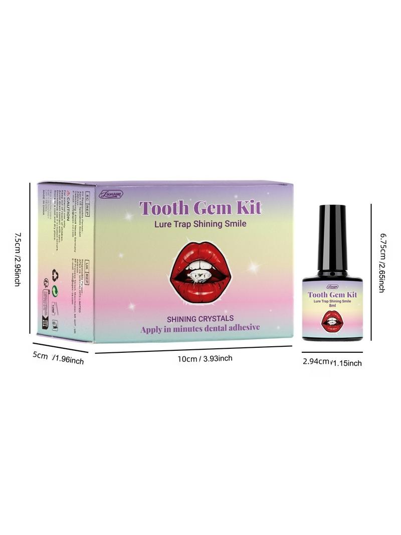 Brilliant Tooth Jewelry Set for Dental Decoration, Easy Installation, Attractive and Durable Teeth Accessories for All Occasions