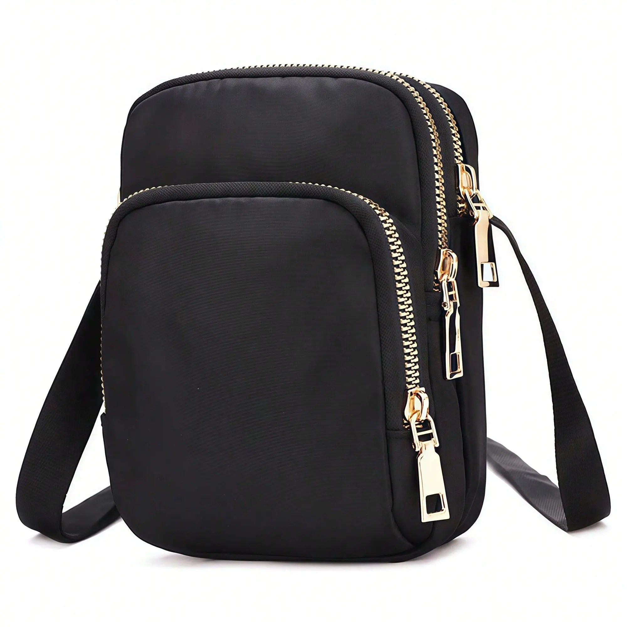 Ladies' Mobile Wallet, Minimalist Black Shoulder Bag, Crossbody Bag, Storage Bag, Lightweight Business Bag, Mini Square Bag, new retro limited edition weekend outing for women elegant pu material stylish my purse collection fanny pack gang