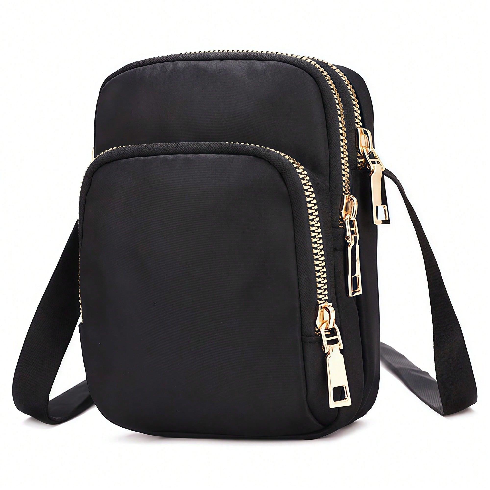 Ladies' Mobile Wallet, Minimalist Black Shoulder Bag, Crossbody Bag, Storage Bag, Lightweight Business Bag, Mini Square Bag, new retro limited edition weekend outing for women elegant pu material stylish my purse collection fanny pack gang