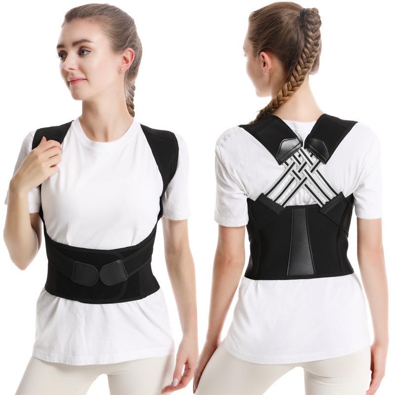 Waist trainer correct bad posture help and hunchback unisex posture enhancer back support posture correction shoulder belt correction vest for home office