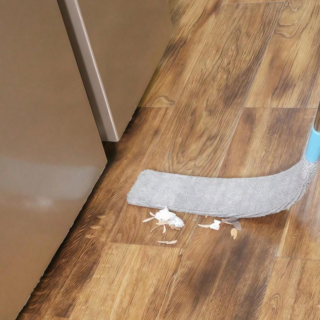 Retractable Duster with Long Handle, 1 Piece Bendable Gap Duster with 1 Extra Clean Pad, Effortless Cleaning Tool for Hard-to-reach Areas, Household Cleaning Supplies