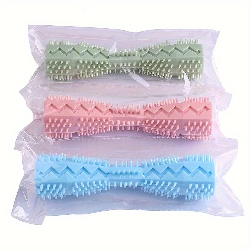 Dog Toothbrush Toy: Soft Rubber Molar Stick | Interactive Cleaning & Chewing for Small Breeds